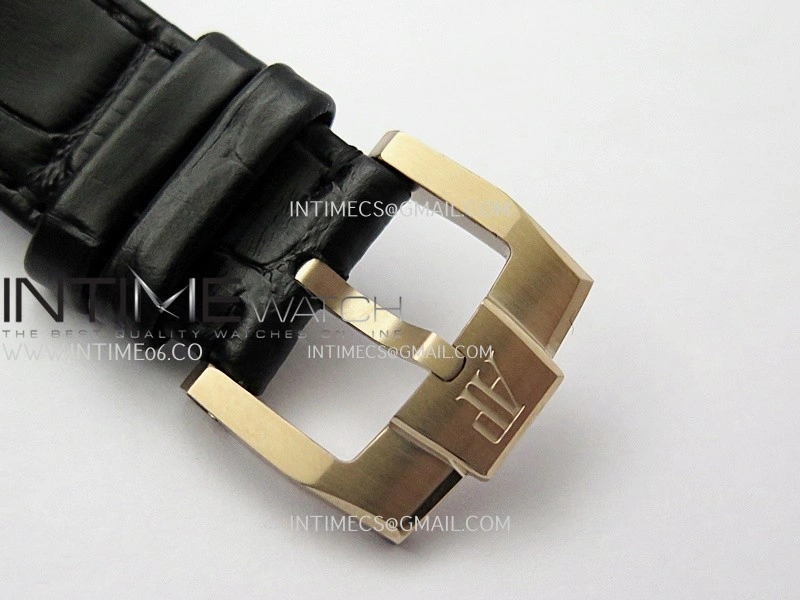 Code 11.59 26600OR RG APPF Best Edition Black Skeleton Dial On Black Leather Strap Asian Tourbillon